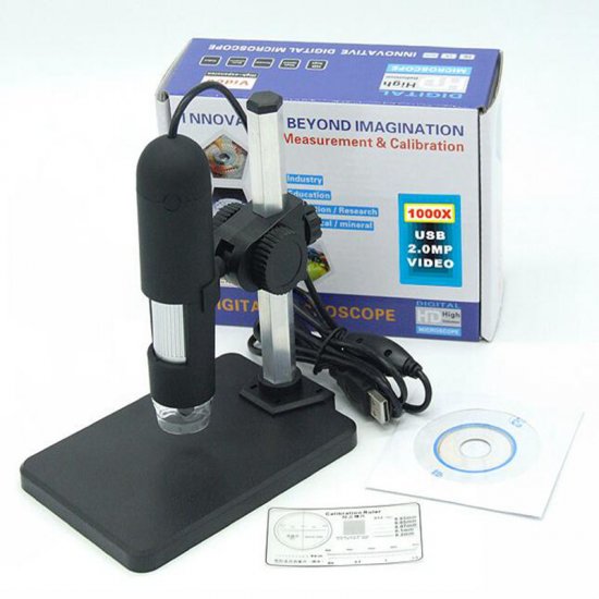 8-LED USB Digital Microscope 1000X - Click Image to Close
