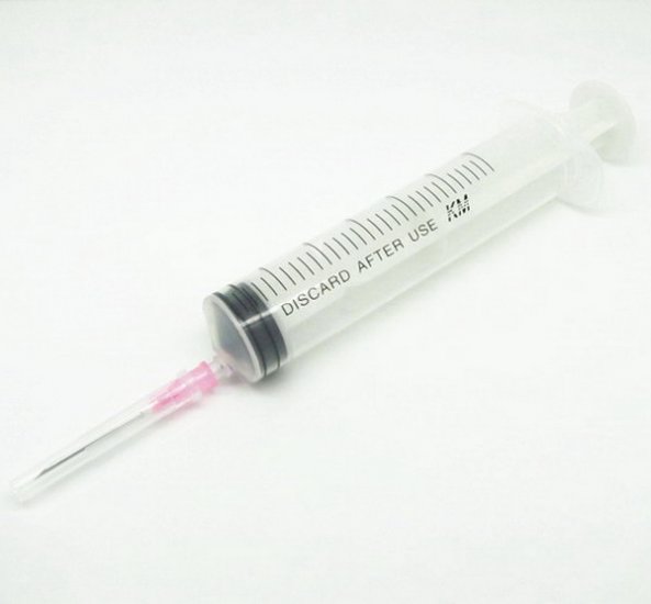 30ml Plastic Disposable Syringe with Needle - Click Image to Close