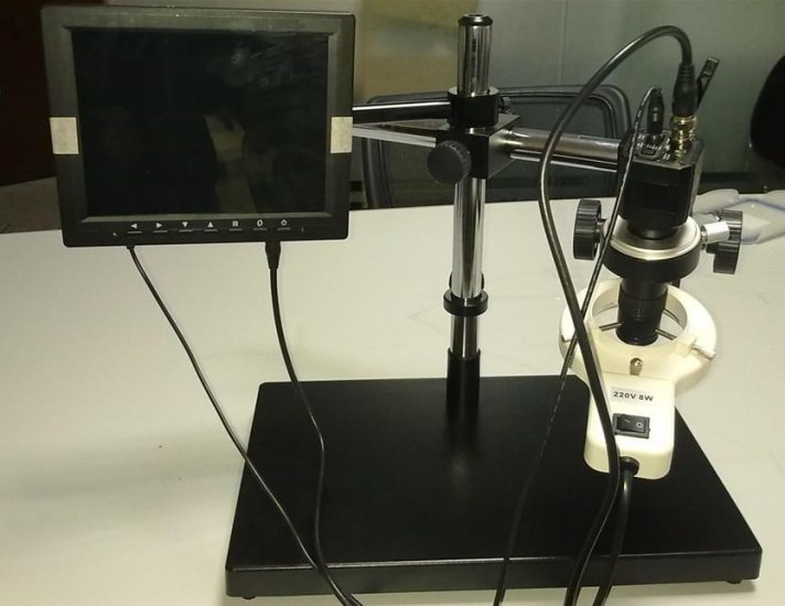 Digital Microscope 200X with CCD and LCD Monitor - Click Image to Close