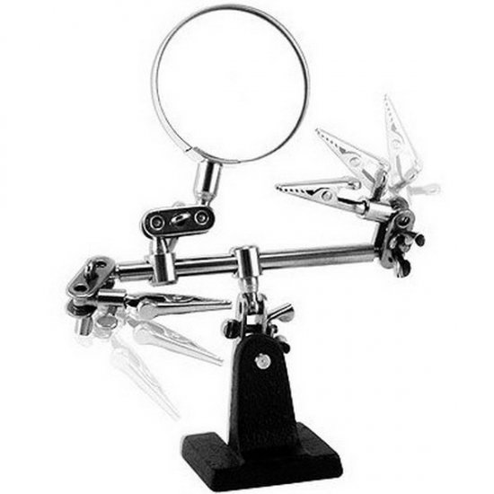 Hands Free Soldering Stand Magnifier - Click Image to Close