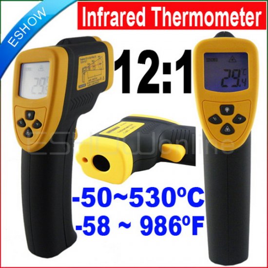 DT8530 Non-Contact Infrared Thermometer Laser Gun LCD - Click Image to Close
