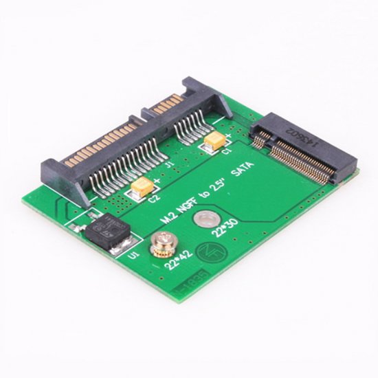 Adapter M.2 NGFF 2242 2230 to 2.5" SATA Male - Click Image to Close