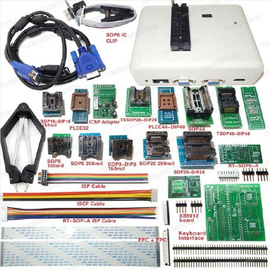 RT809H Programmer + 21pcs Adapters with Cables - Click Image to Close