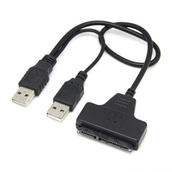 Adapter 2.5" SATA Female to USB2.0 with Power Cable - Click Image to Close