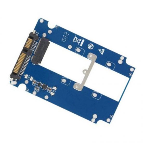 Adapter M.2 NGFF SSD to SATA Male with Bracket - Click Image to Close