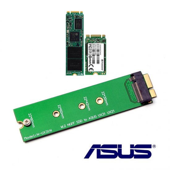 Adapter M.2 NGFF SSD to Asus UX21 UX31 - Click Image to Close