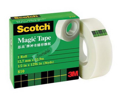 3M 810 Scotch Magic Tape 19mm x 32.9m - Click Image to Close