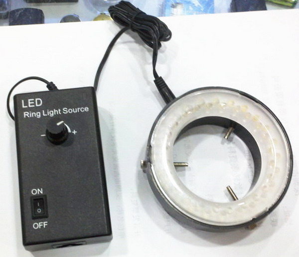 48 LED Ring Light For Stereo Microscope w Adapter DS-01 - Click Image to Close