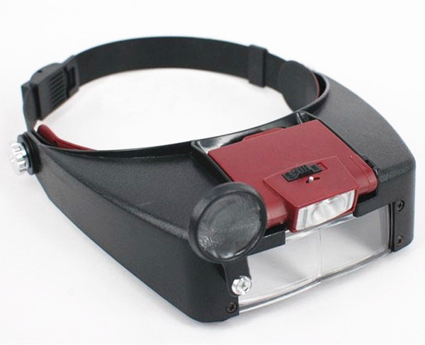 LED Headband Magnifier 10X - Click Image to Close