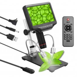 AD407 7"Screen Digital Microscope HDMI 270X 4MP 3D