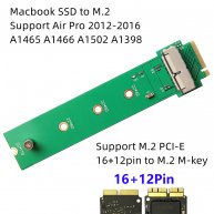 Adapter Air Pro 2013-16 12+16pin SSD to M.2 M-key Male