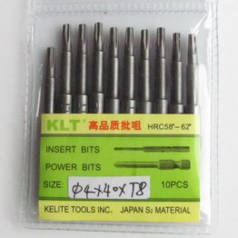 10pcs Star Screwdriver Bit T8