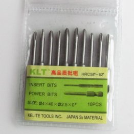 10pcs Philips Screwdriver Bit Φ2.5mm