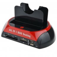All in 1 HDD Docking Station + Multi-Card Reader
