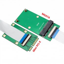 Adapter mSATA Female to Mini PCI-E with Cable