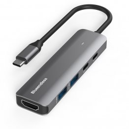 5 in 1 USB-C to HDMI/USB3.0/USB-C/PD100W Docking Station