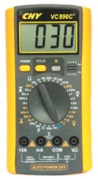 VC890C+ Digital DMM Multimeter Ohm Voltmeter