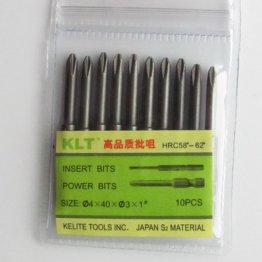 10pcs Philips Screwdriver Bit Φ3.0mm