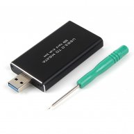 Adapter mSATA Female to USB3.0 with Case