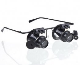 Double Eye Glasses Type 20X Watch Repair Magnifier