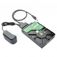 Adapter SATA Female to USB3.0 with 12V/2A Power Supply