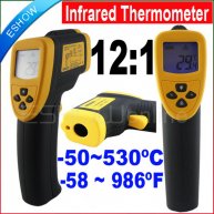 DT8530 Non-Contact Infrared Thermometer Laser Gun LCD
