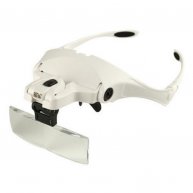 Head Magnifying Eyeglasses Magnifier with LED Light