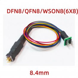 QFN8/DFN8/WSON8 Probe 6x8 Chip Online Programming Adapter Cable
