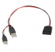 USB to SATA Power Cable for 2.5" SATA HDD